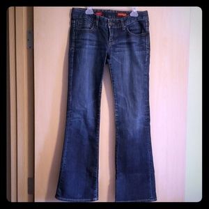 Express Stella blue bootcut jeans